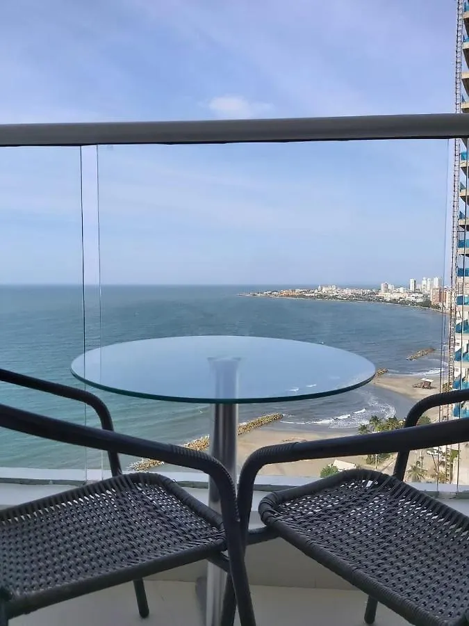 Palmetto Eliptic Luxury Beachfront Apartment Bocagrande Cartagena